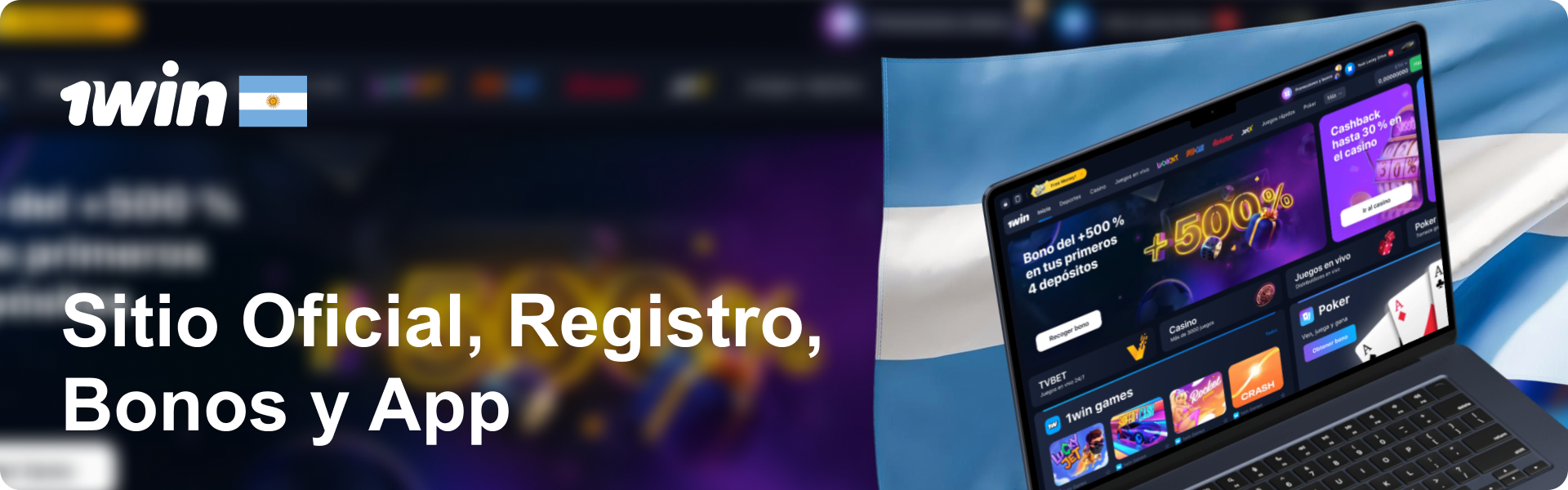 1Win Argentina: Sitio Oficial, Registro, Bonos y App